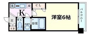 エステムプラザ福島ジェネルの物件間取画像